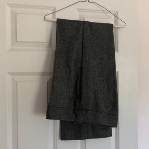 Talbots Black and White herringbone pants